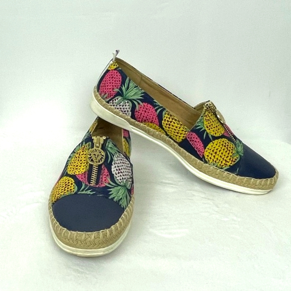 Anne Klein Blue Pineapple Zipdown Sneakers 7